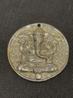 Ganesha Anhänger Silber vintage Look, Glücksbringer Amulett!