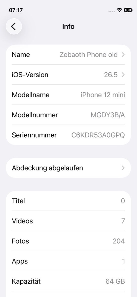 Apple Handys / Smartphones: iPhone 12 Mini 64 GB – Gebraucht aus Binningen von zebaoth7 4