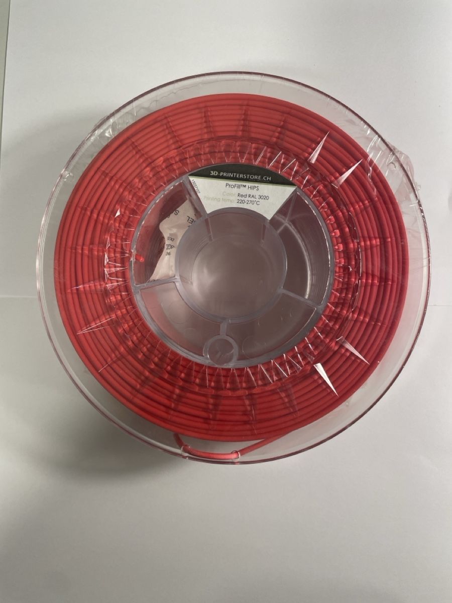 Stampanti 3D: 3D Printer Filament Profill HIPS Red RAL 3000 2.85mm New – Nuovo e nell'imballaggio originale da Pfäffikon SZ venduto da Lenargal