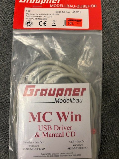 Câbles: PC Interface-Kabel mc-22/PC USB Driver & Manual – Neuf avec emballage d'origine à Würenlingen par Delfinli1 1