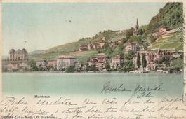 AK Montreux - gel. 13.7.1904