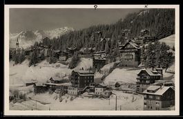 AK Arosa, Von Kurhaus Furka gesehen