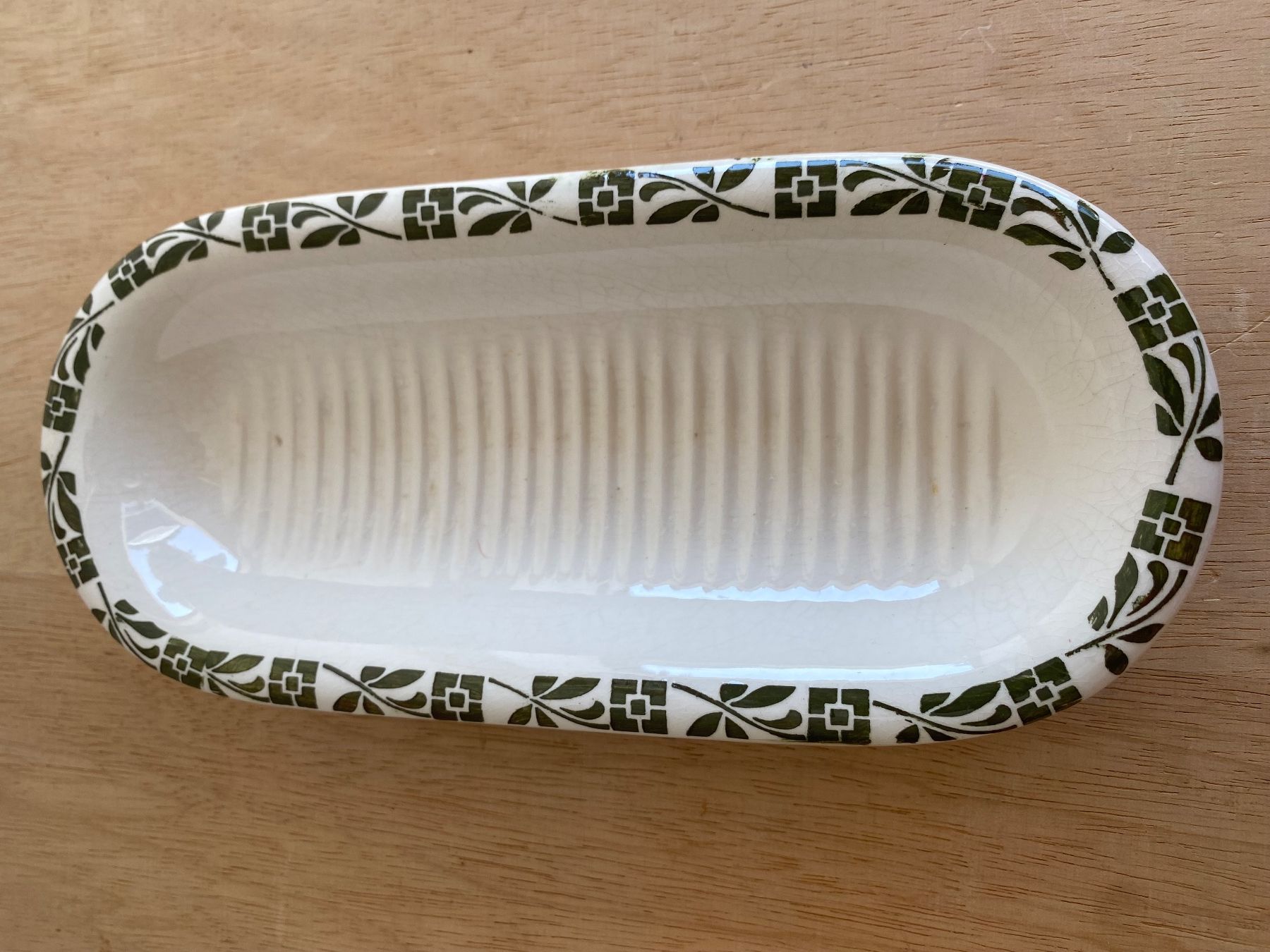 Villeroy & Boch Portes-savons: Villeroy & Boch Schale 1086 mit Randdekor – D'occasion à Burgdorf par gre_2ftz