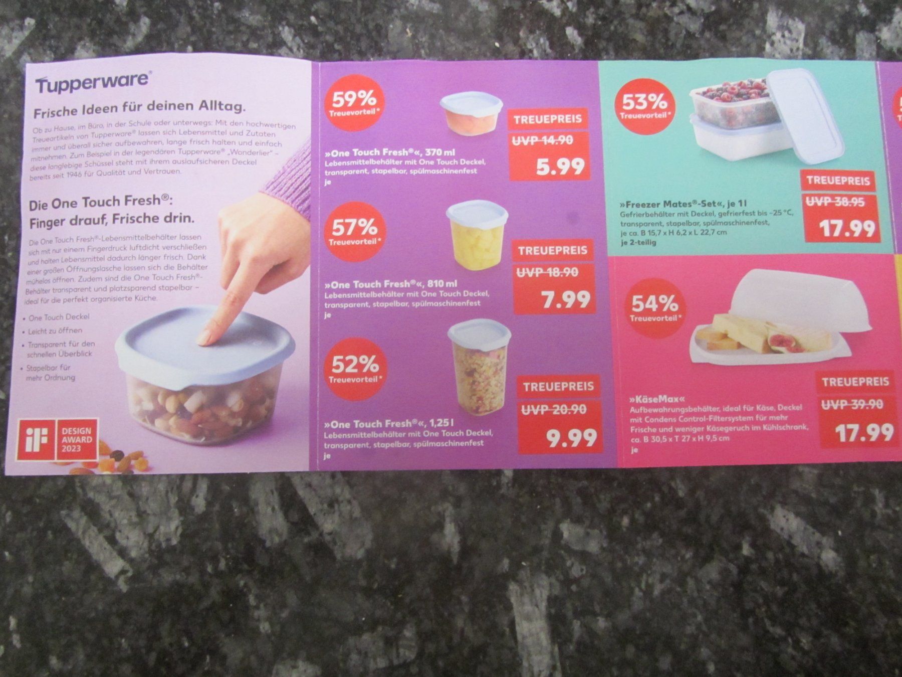 Raccolte di bollini & punti: Treuepunkte Tupperware, Kaufland – Nuovo (secondo la descrizione) da Egliswil venduto da chroetli22 3
