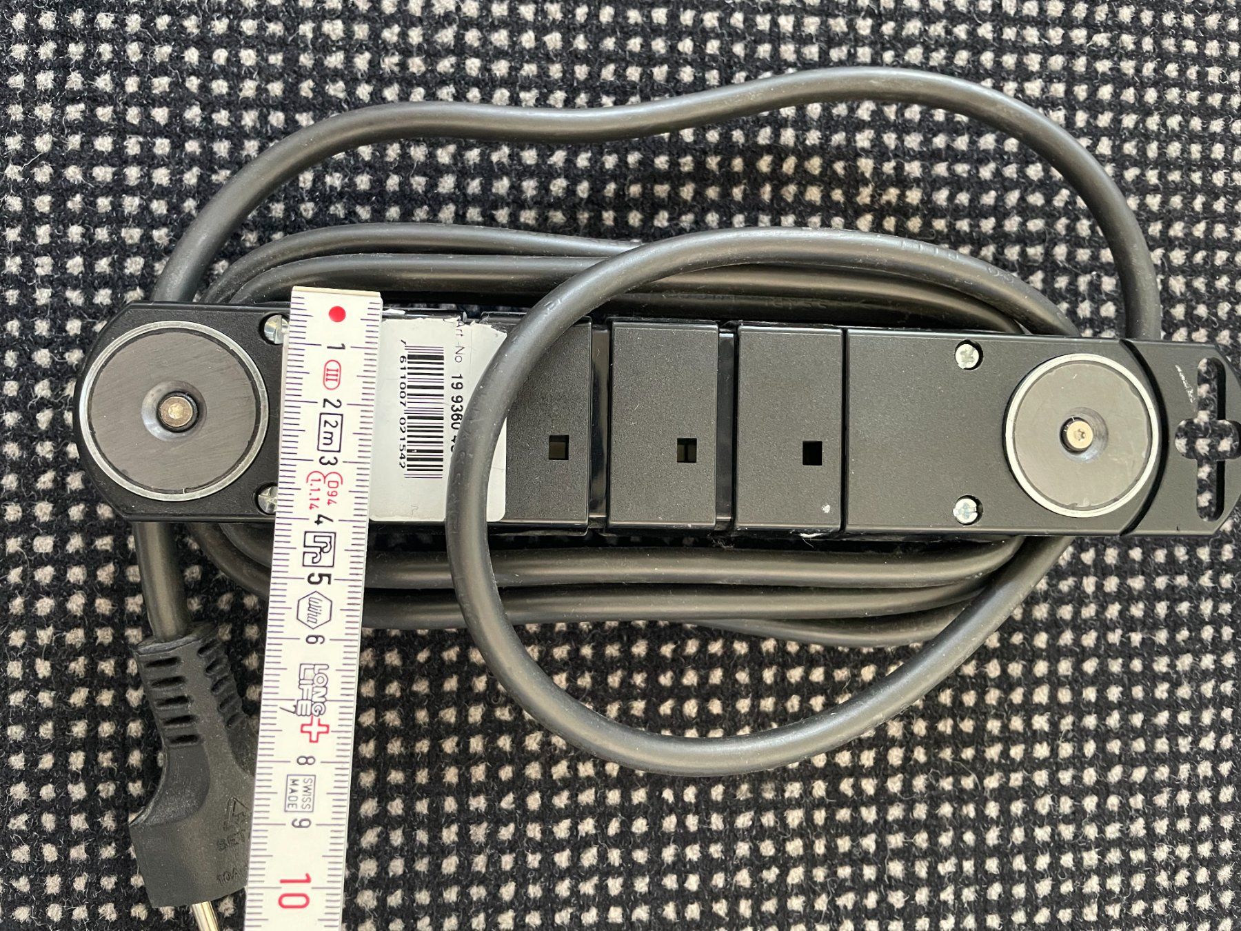 Alimentazione elettrica: Steba Variabl Steckdosenleiste 4-fach mit Schalter – Usato da Zug venduto da Cry71 4