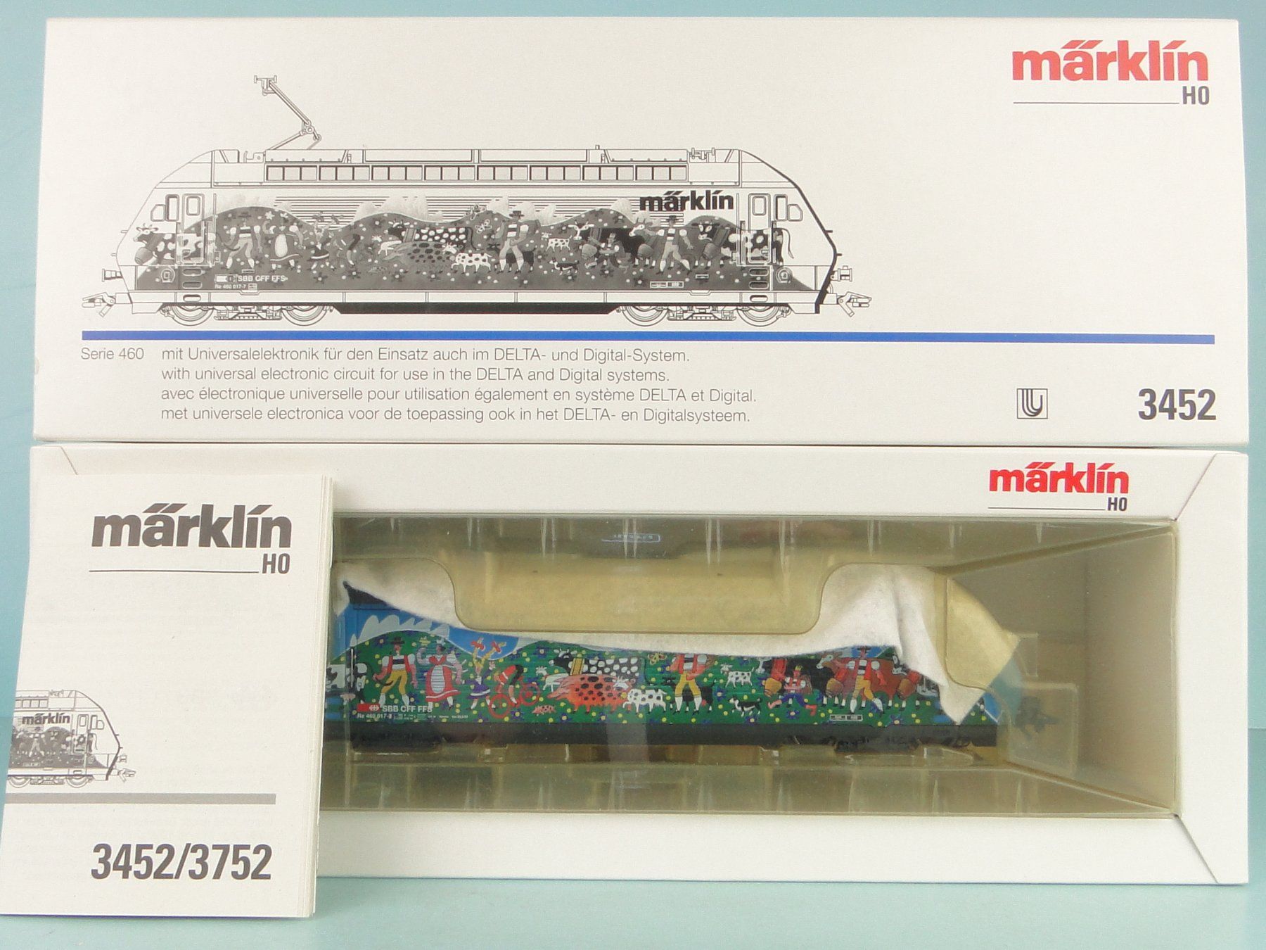 Märklin Modellini di ferrovie: Märklin 3452 Re 460 Alpen, Digital – Usato da Bülach venduto da cann11 3