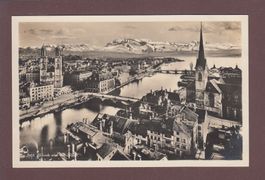 ZÜRICH und die Alpen