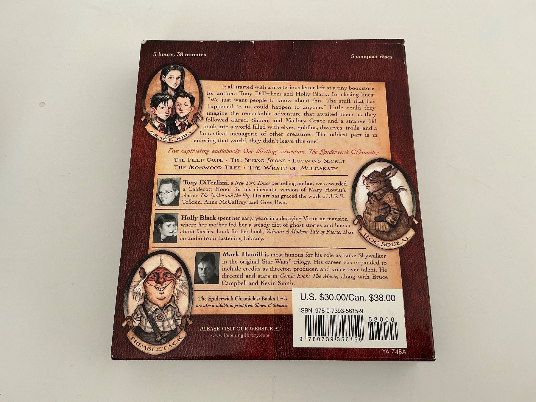 Audiolibri: The Spiderwick Cronicles / Hörbuch 1 - 5 / Englisch – Usato da Dübendorf venduto da Troll_88 1