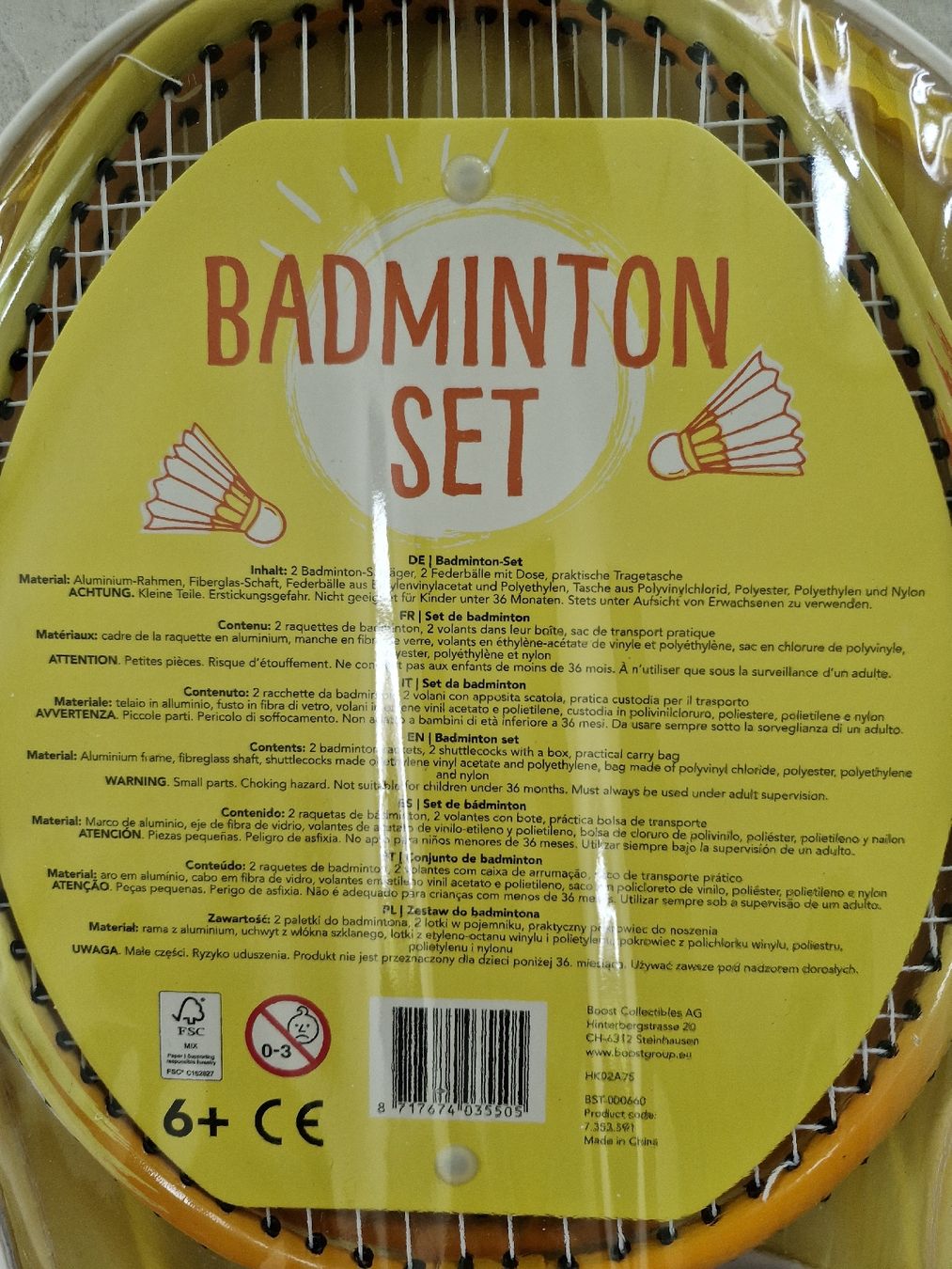 Racchette: Badmintons Set Neu- Originalverpackt – Nuovo e nell'imballaggio originale da Frauenfeld venduto da Kasico 1