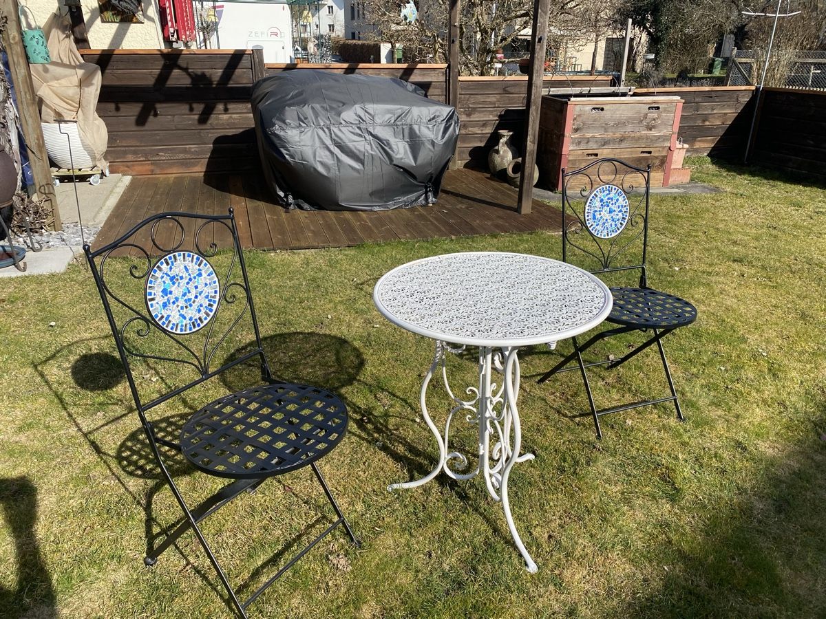 Set de table et chaises: Garten oder Balkon- Tischset – D'occasion à Wiesendangen par argon03
