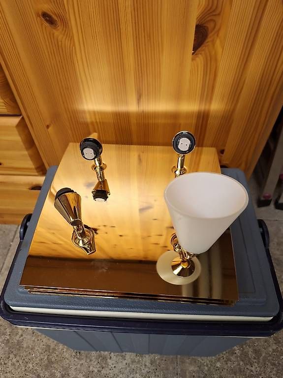 Lampes: Vergoldete Lampe – Neuf (Voir description) à Niederglatt ZH par Bobsli