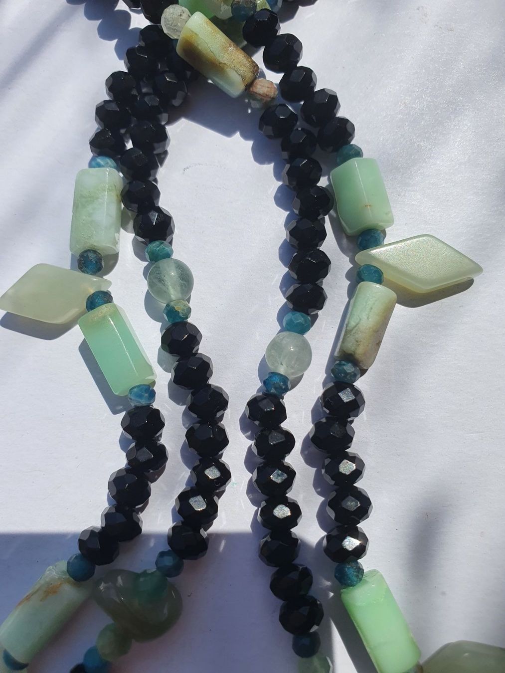 Catenine: Fantastisch Kette. Spinell, Fluorit, Amazonit – Nuovo (secondo la descrizione) da Benglen venduto da Meercat3 4