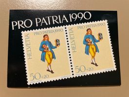 Pro Patria 1990 Briefmarkenheft  1.Tag