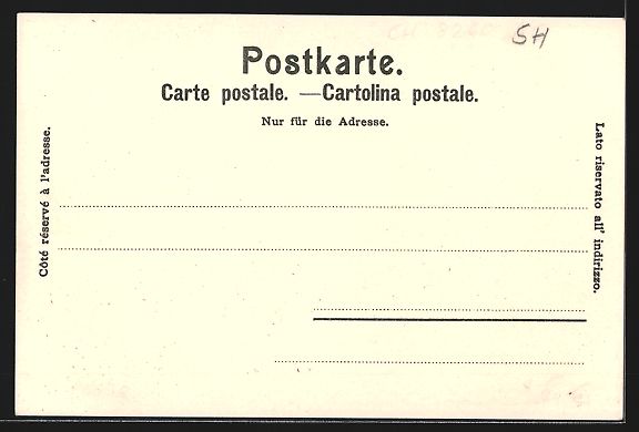 Cartoline postali: Litho Stein a. R., Gebäudepartie am Ufe – Usato da Berlin venduto da bartko-reher 1