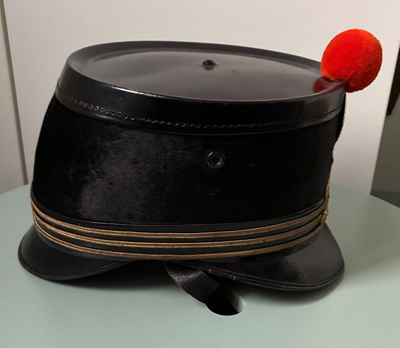 Schweizer Armee Uniformi: Tschako 1888 St. Gallen – Usato da Gutenswil venduto da Antiques77 3