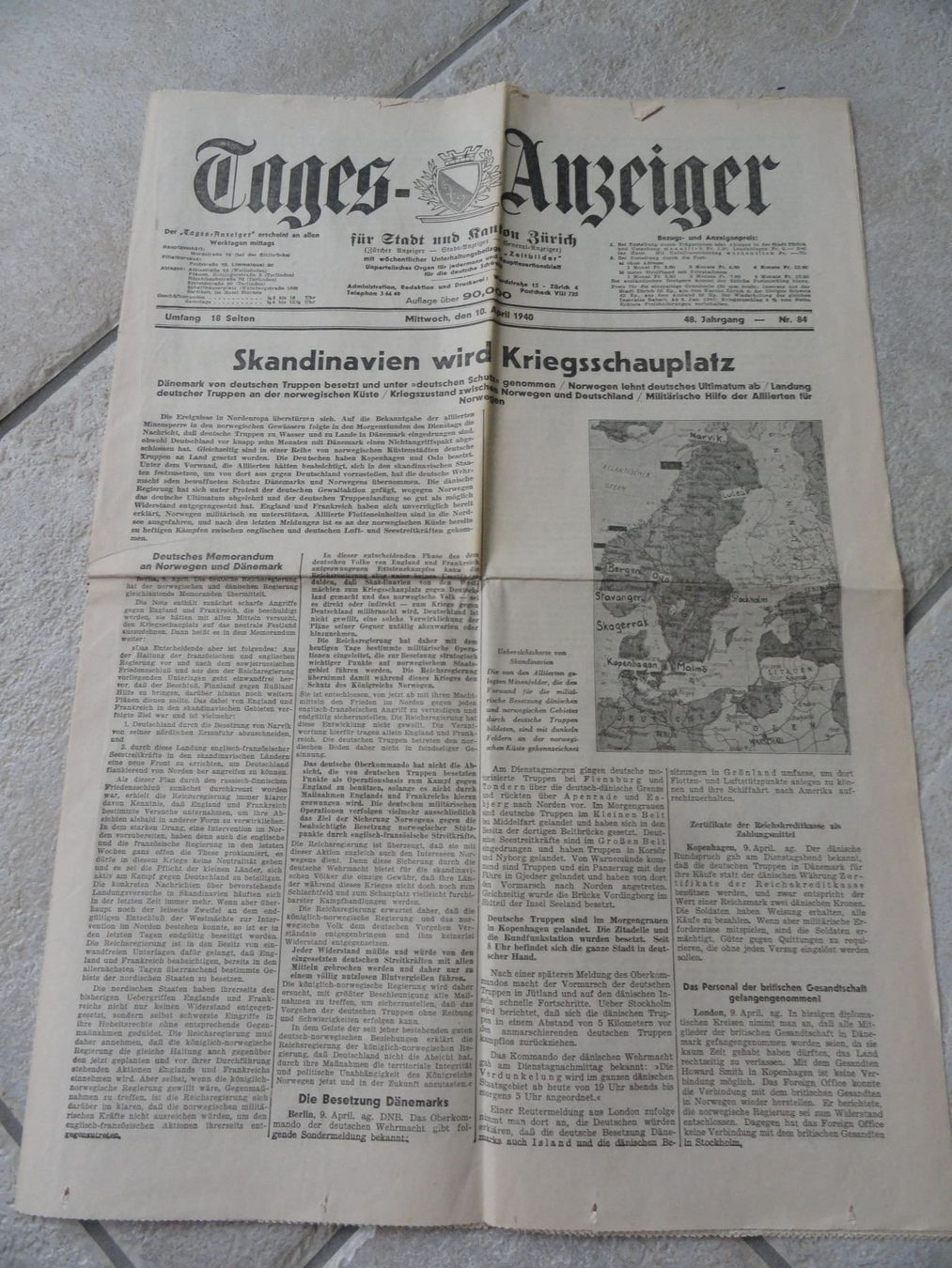 Zeitschriften & Magazine: Skandinavien wird Kriegsschauplatz 1940 – Gebraucht aus Wettingen von Ecaramel
