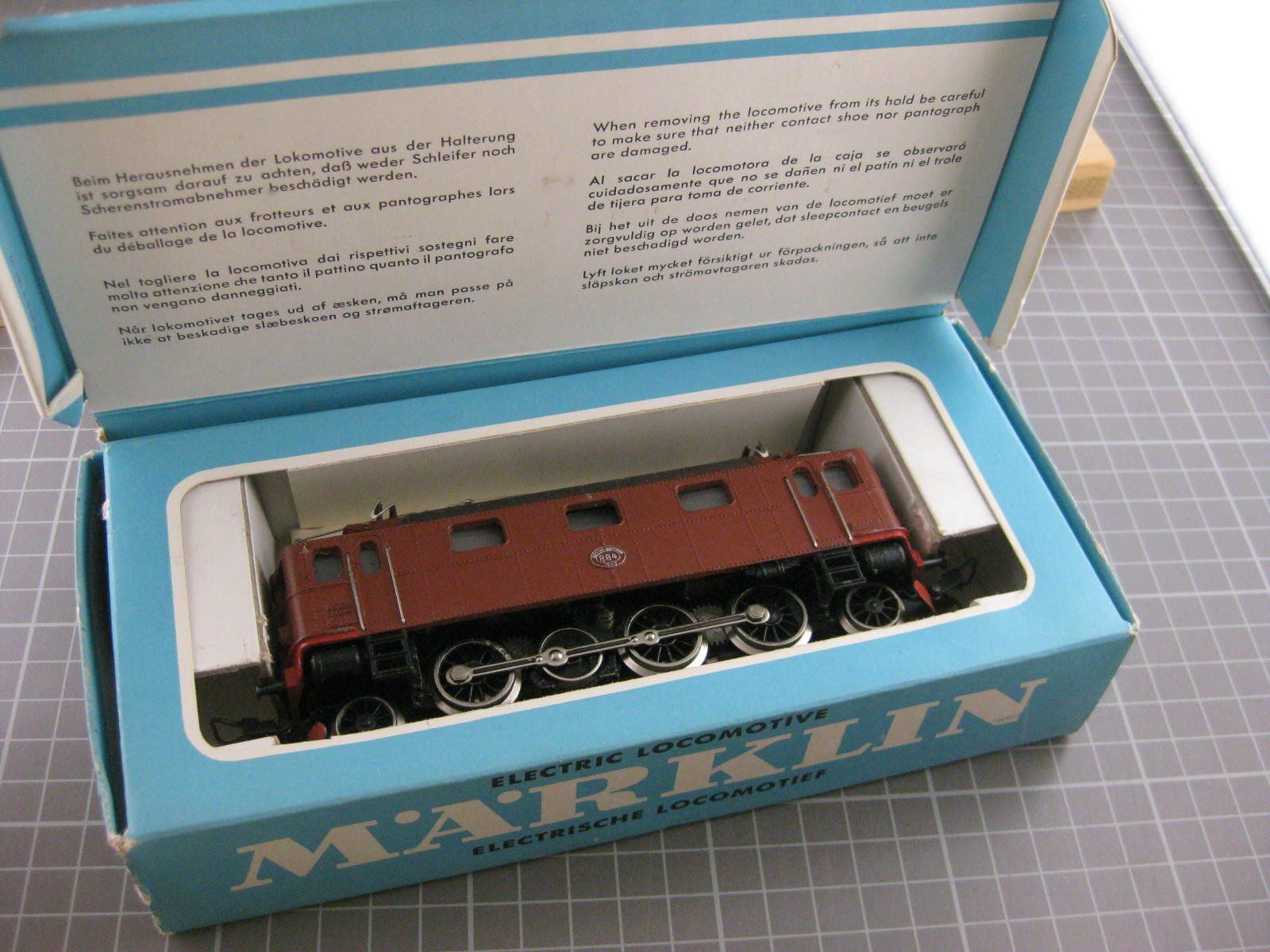 Märklin Modellini di ferrovie: Märklin 3030 SJ E-Lok, mit OVP, analog – Usato da Malters venduto da Marosko 4