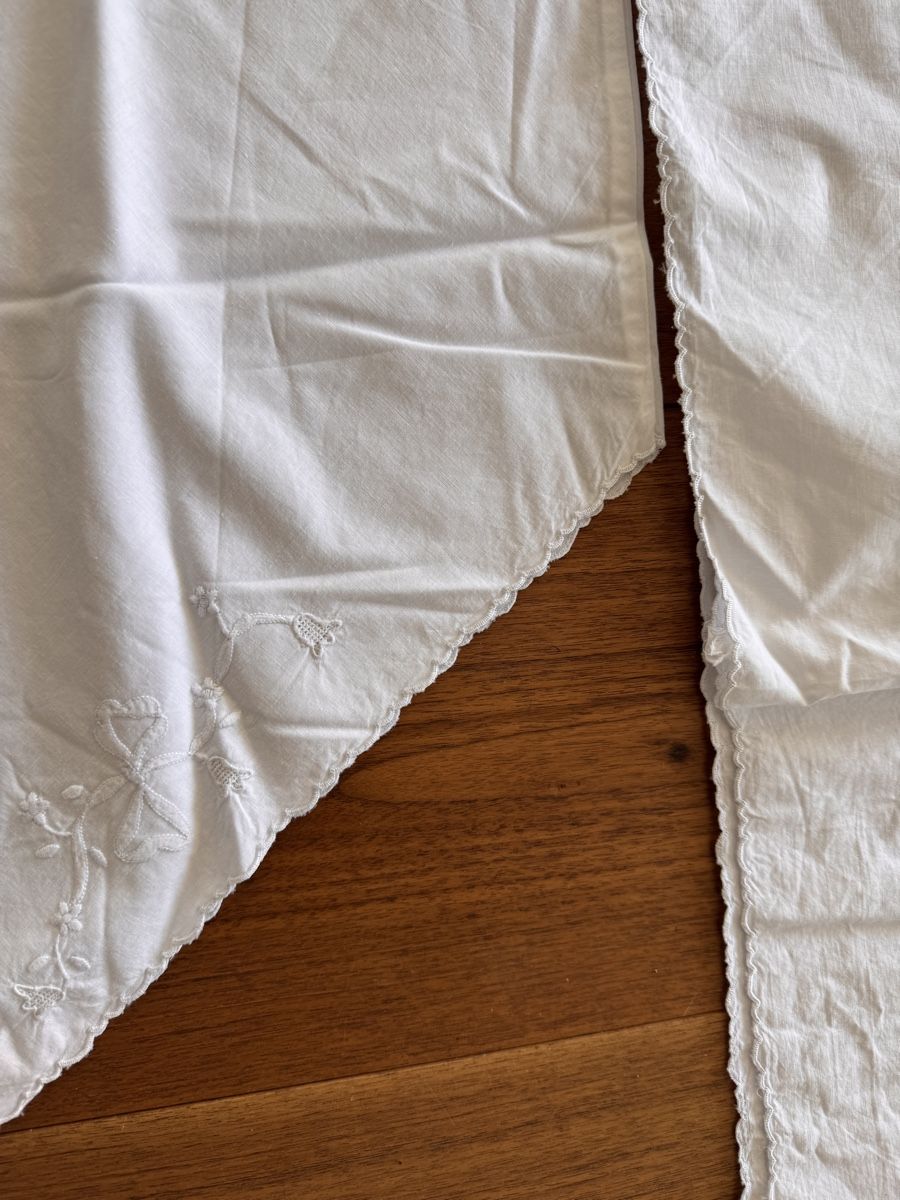 Altra biancheria intima: Vintage Dessous Set, Baumwolle, Weiss,  Handarbeit  – Nuovo (secondo la descrizione) da Baar venduto da moritz1960 4
