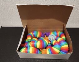 Kinderspielzeug - Gliederschnecke - 12 stk. assortiert