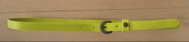 Trendiger, lime-grüner Ledergürtel, Länge 104 cm, neu!