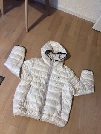 Tommy Jeans Steppjacke weiss Grösse M gebrauchter Zustand