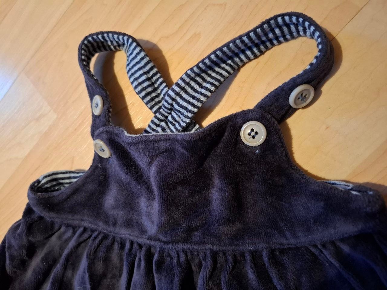 Kleider & Röcke: Kleid, dunkelblau, Babys, Grösse 62/68, Baumwolle – Gebraucht aus Malix von jul_7nhn 2