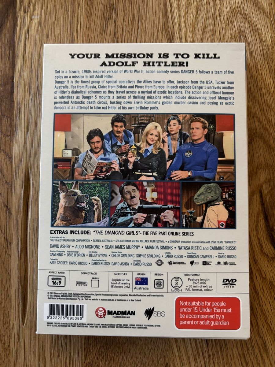 Tutti i DVDs: Danger 5 DVD – Nuovo e nell'imballaggio originale da Zürich venduto da B-RIDER 1