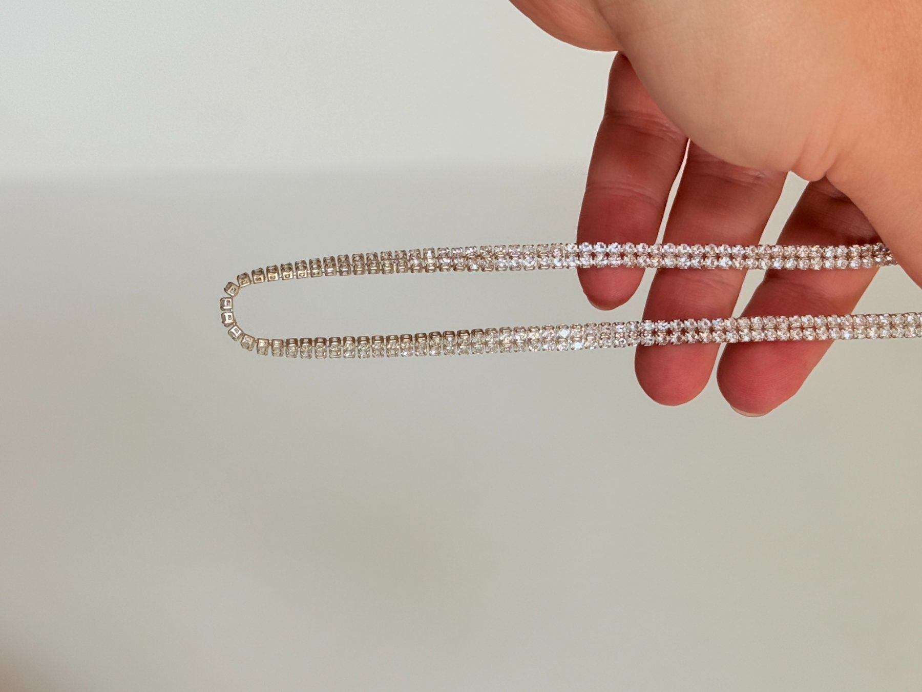 Bracelets: Bracelet ? double rangée strass neuf – Neuf avec emballage d'origine à Genève par AGBERG 6