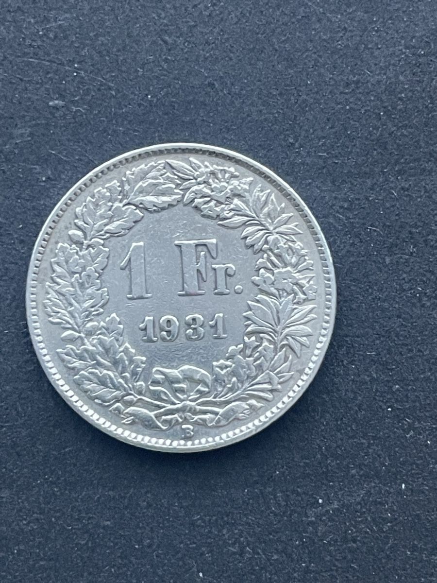 Tutti le monete: 1.- Silber CH Jahr 1931 – Usato da Meierskappel venduto da Hala03