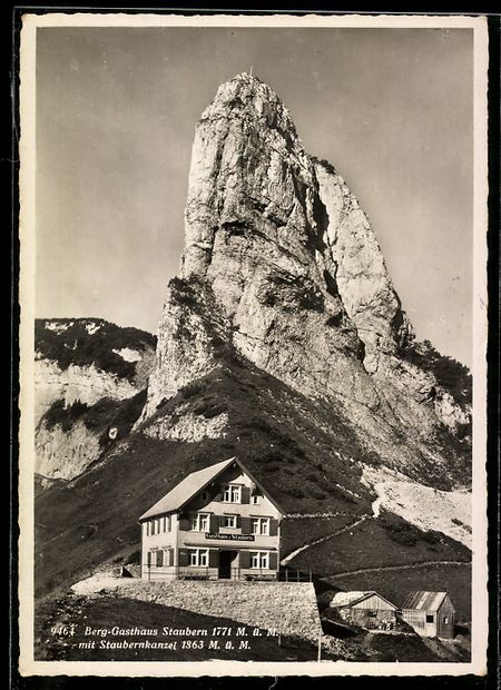 Cartoline postali: Staubern, Berg-Gasthaus Staubern, mit St – Usato da Berlin venduto da bartko-reher