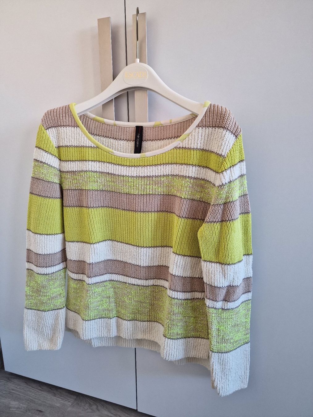 Marc Cain Pullover & Sweatshirts: Farbenfroher Strickpullover von Marc Cain, Gr. 36 (38) – Gebraucht aus Wangen ZH von SIBIRO