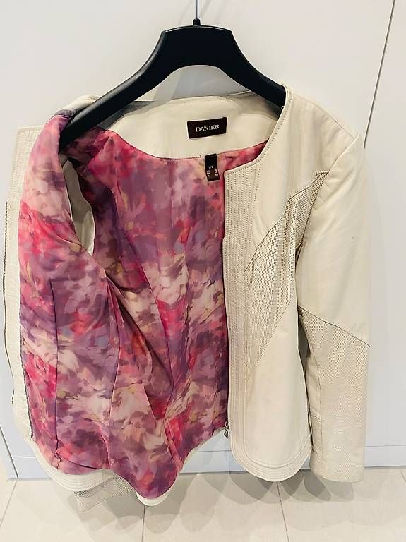 Giacche: Echt Leder Jacke ecru – Usato da Herisau venduto da toro195 2