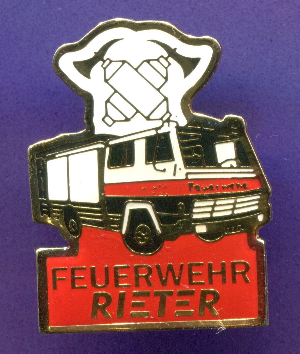 Placchette & Badge: Feuerwehrauto  STEYER  Rieter – Usato da Winterthur venduto da Sammleroase
