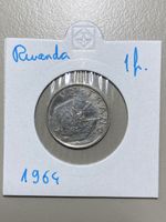 Rwanda - 1 franc - 1964