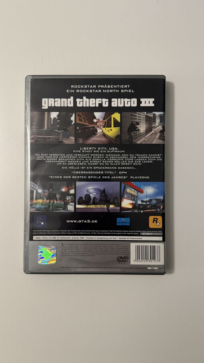 Sony Spiele: GTA III - PS2 Platinum – Gebraucht aus Vacallo von na_qs2h 1