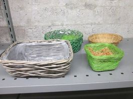 Körbe, Bast-Körbchen Diverse