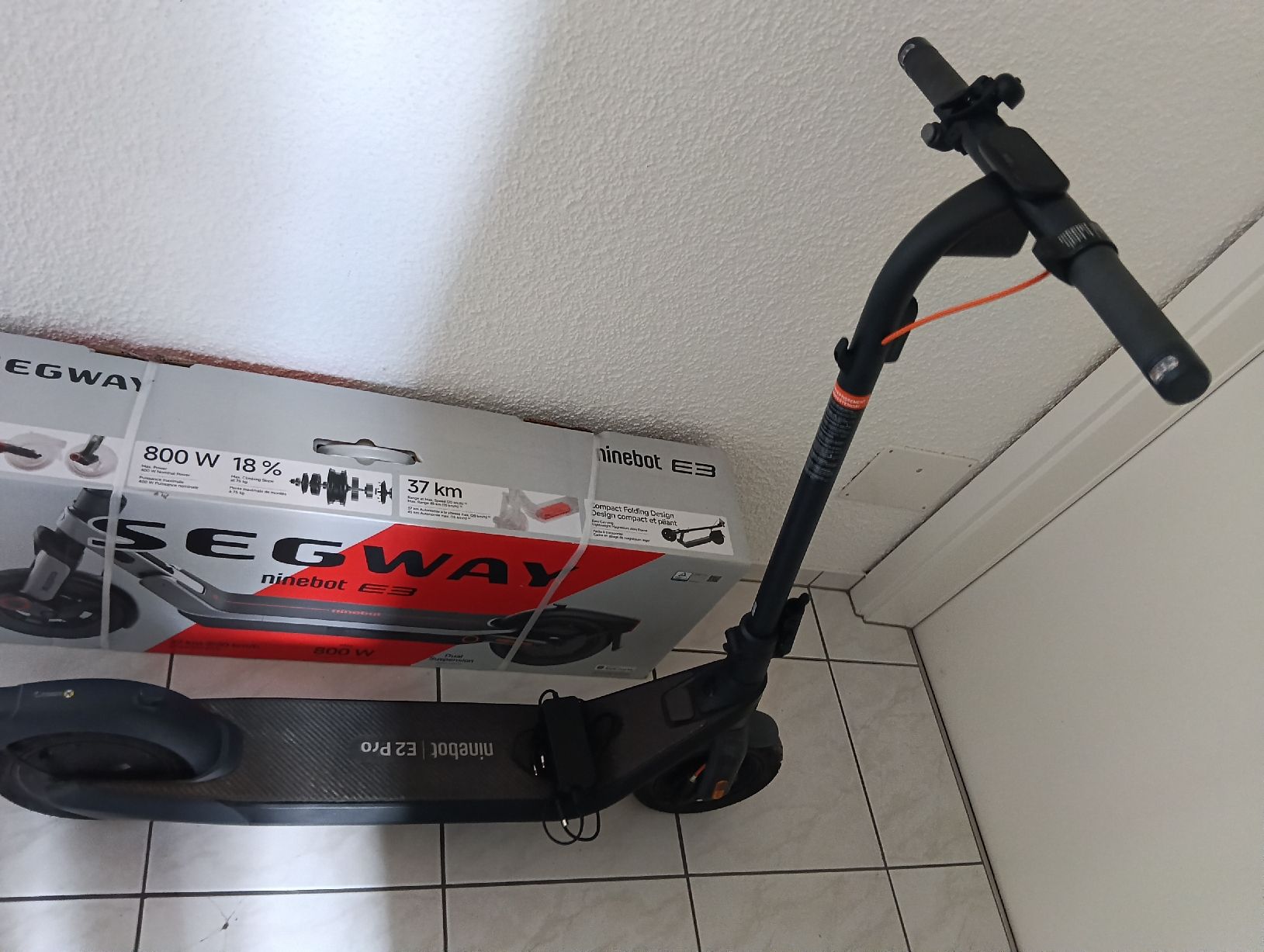 Segway Kickboard: used Segway E2 Pro + new Segway E3 D  black / gray – Neu und originalverpackt aus Zürich von TBG021 6