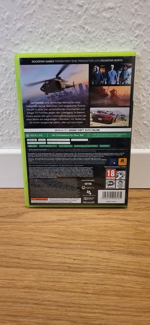 Microsoft Giochi: Xbox 360 - Grand Theft Auto 5 – Usato da Münsingen venduto da Heroism2010 1