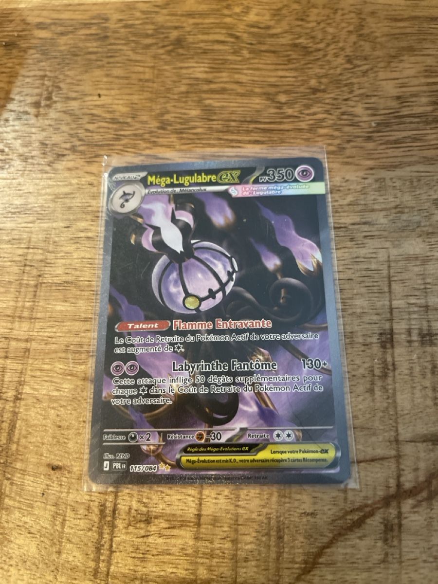 Pokémon Sammelbilder & Trading cards: Mega-Lugulabre ex 115/084 – Gebraucht aus Farvagny-le-Petit von Bec-123