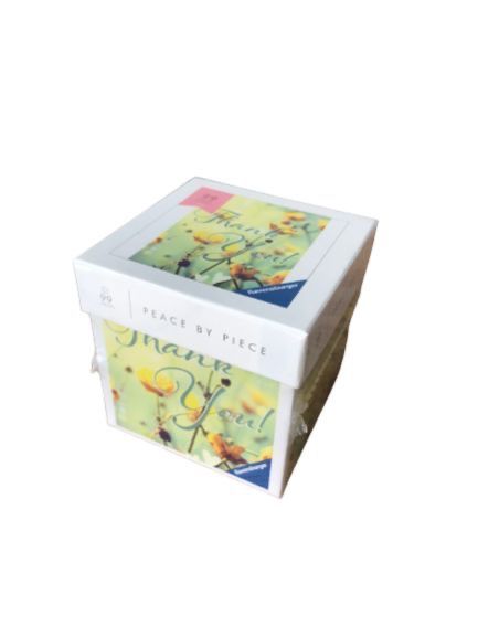 Ravensburger Peace By Piece Thank You Puzzle - 99 Pieces, 18x26 Cm, Motivational Gift Puzzle - View #3