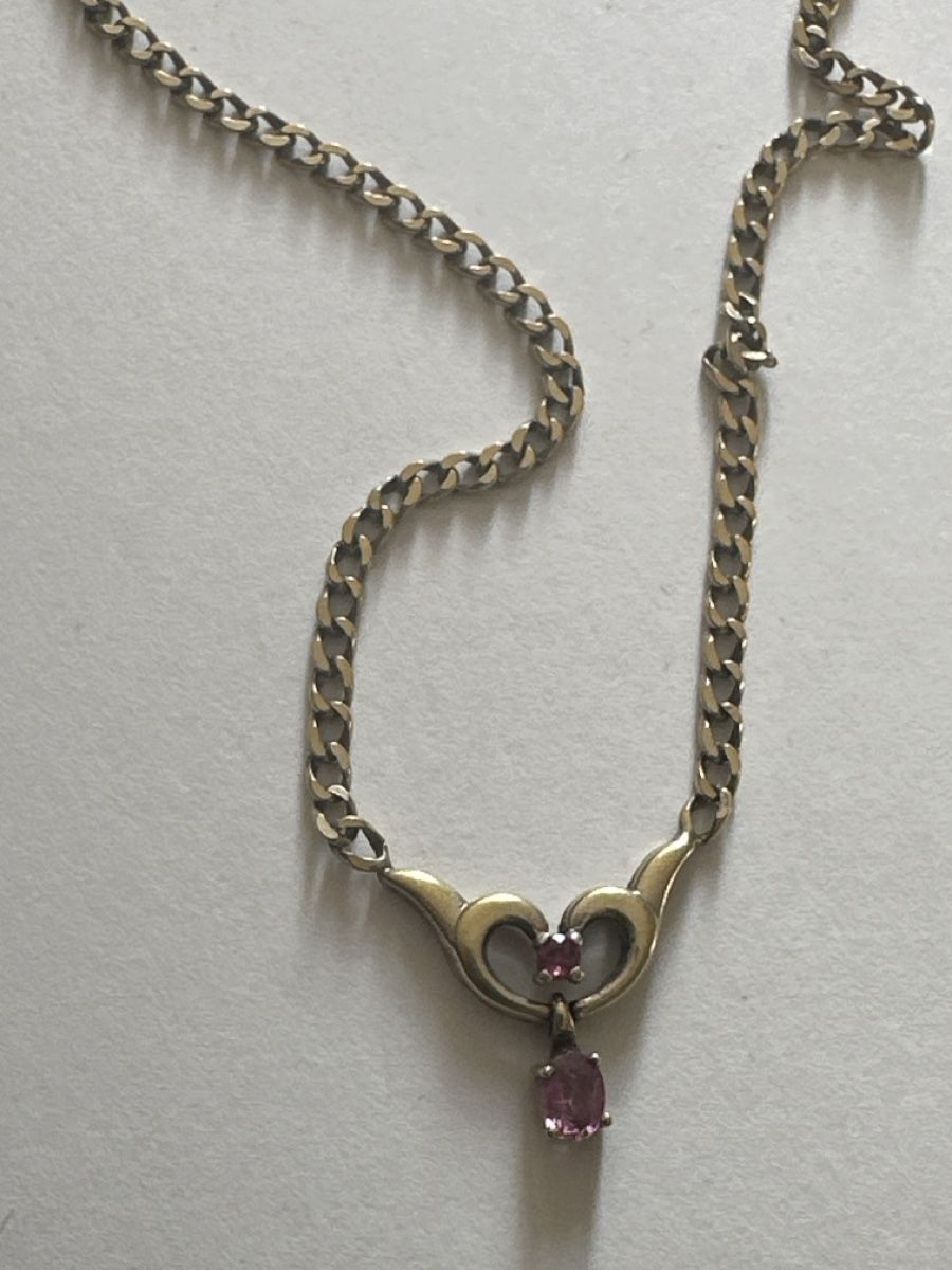 Colliers: Collier en argent 925 avec Pierre – D'occasion à Montreux par pip_59l5 1
