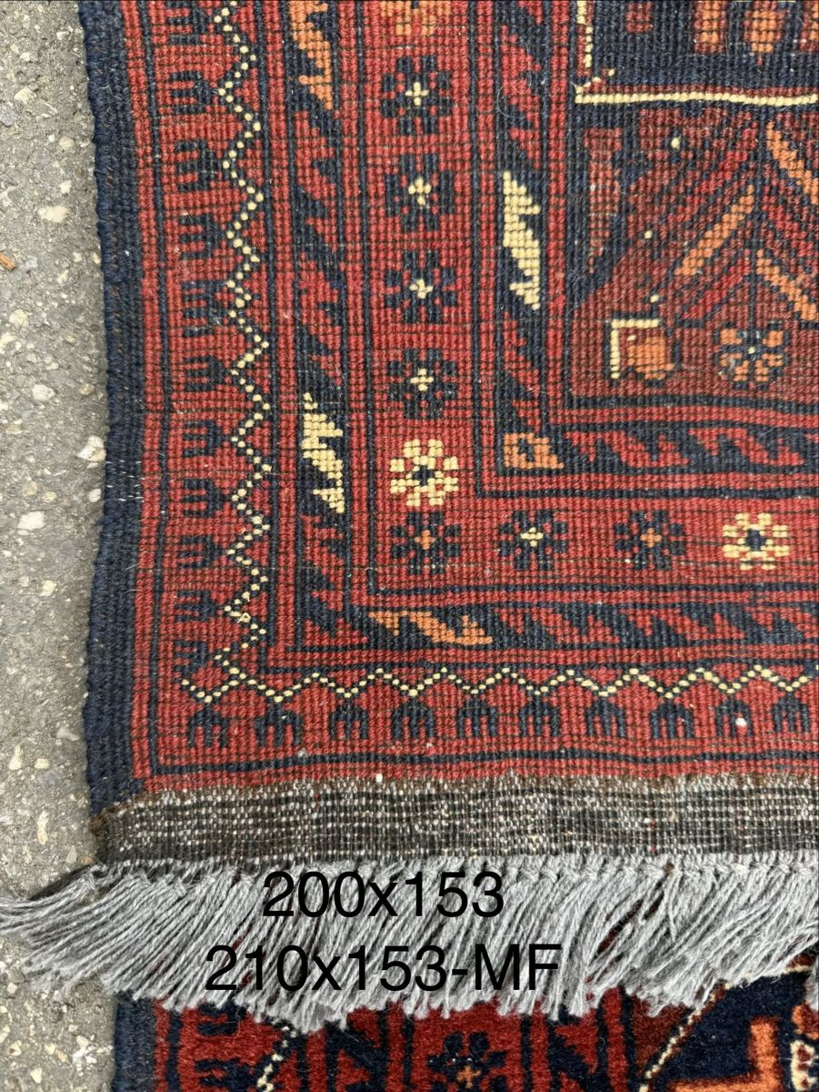 Teppiche: Schöner Orientteppich rot gemustert 200x153 .cm – Gebraucht aus Sempach von Star7 6