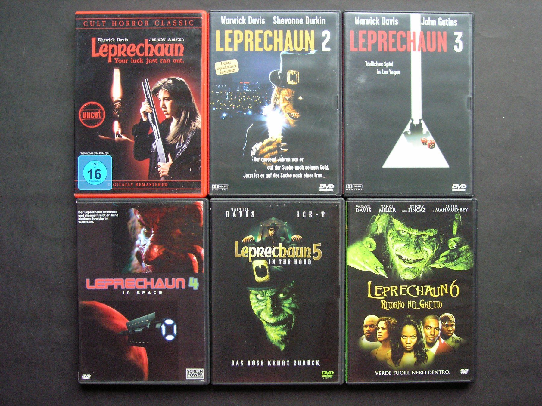 Alle DVDs: Leprechaun DVD Collection 1-6 – Gebraucht aus Zuzwil SG von vette13