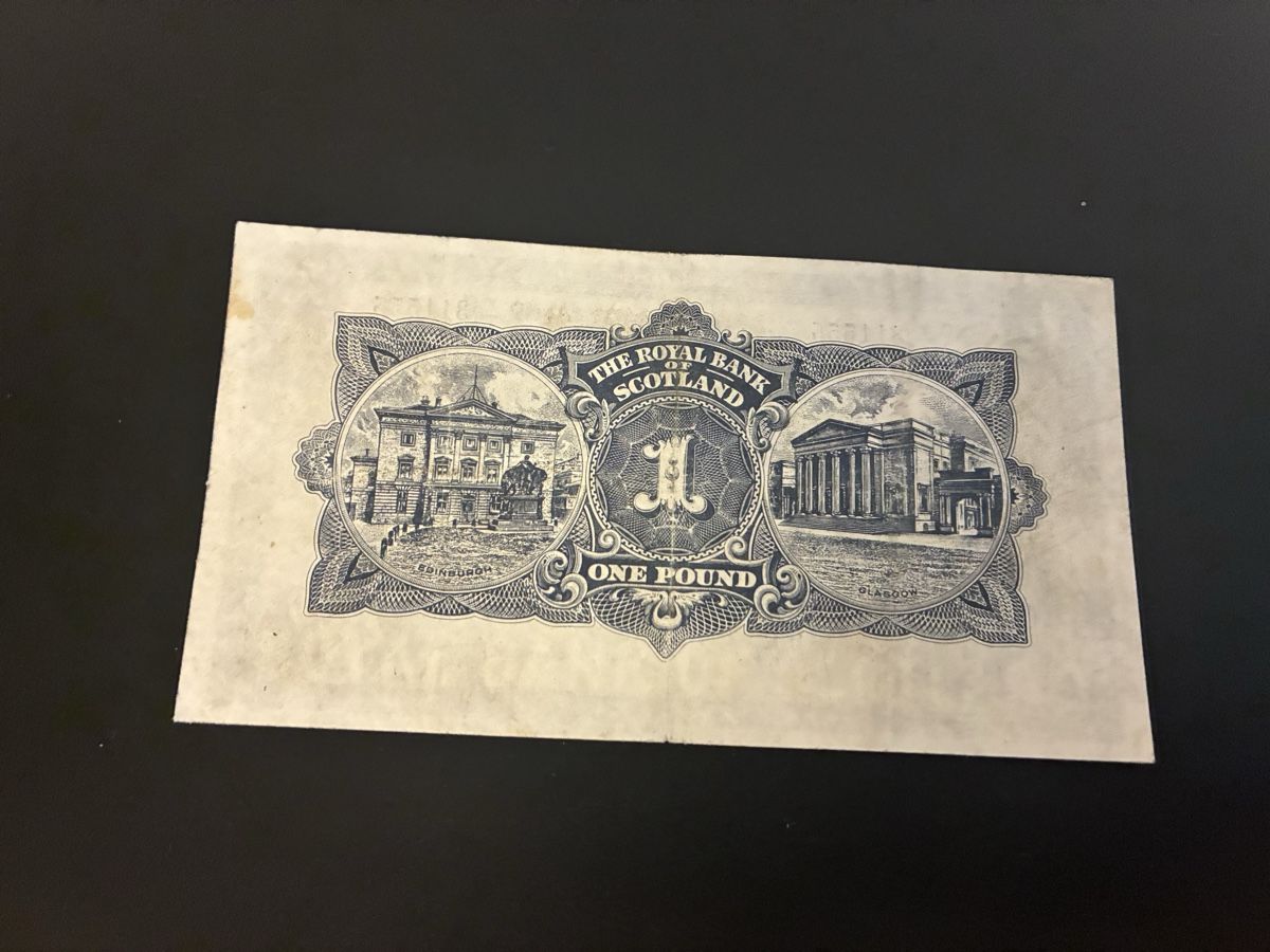 Banconote: 1 pound 1953 – Usato da Dällikon venduto da Woldbanknoten 2
