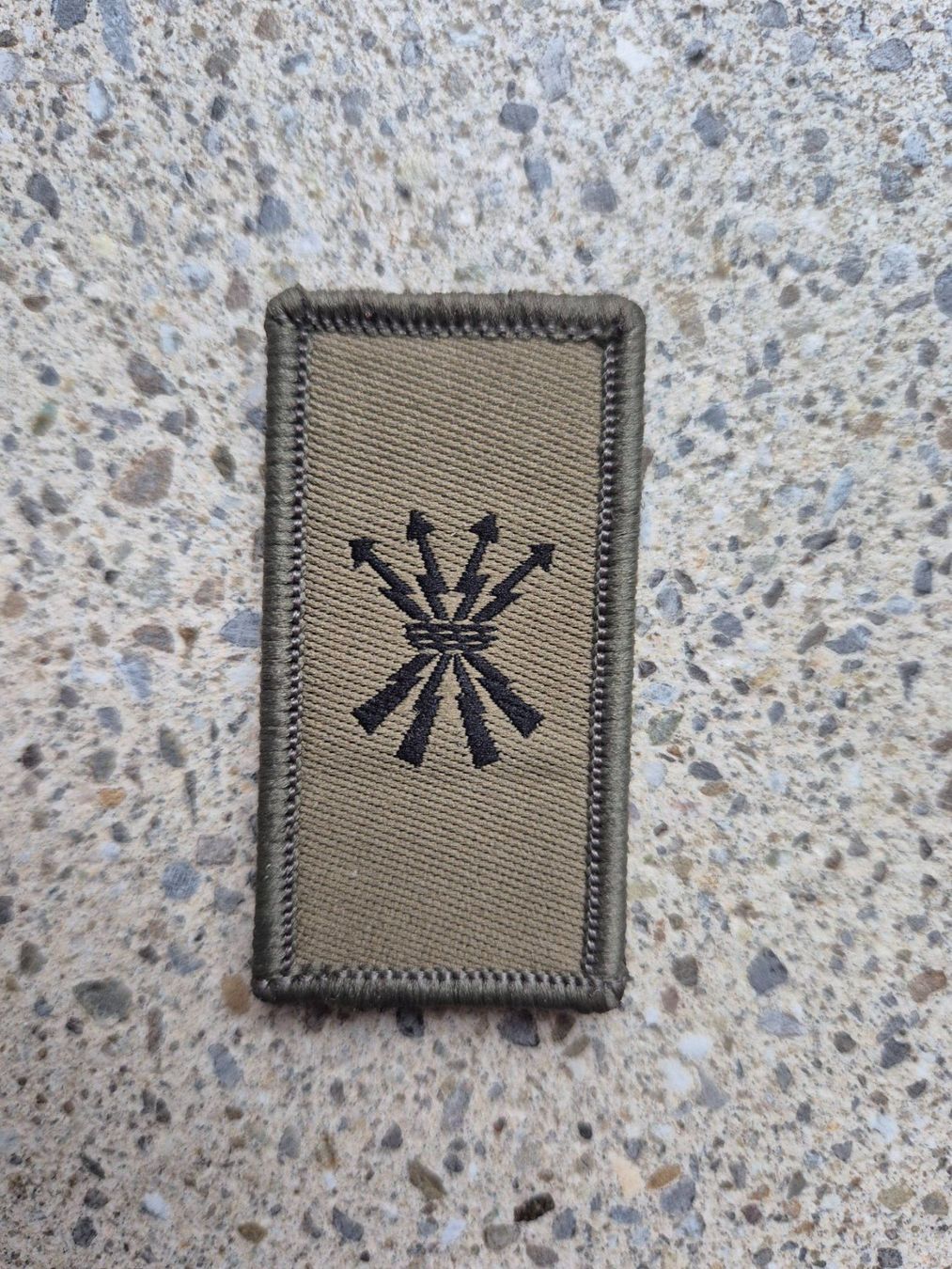 Schweizer Armee Placchette & Badge: Dienstzweigabzeichen Übermittlung mit klett – Nuovo e nell'imballaggio originale da Riedholz venduto da fr_sIruP