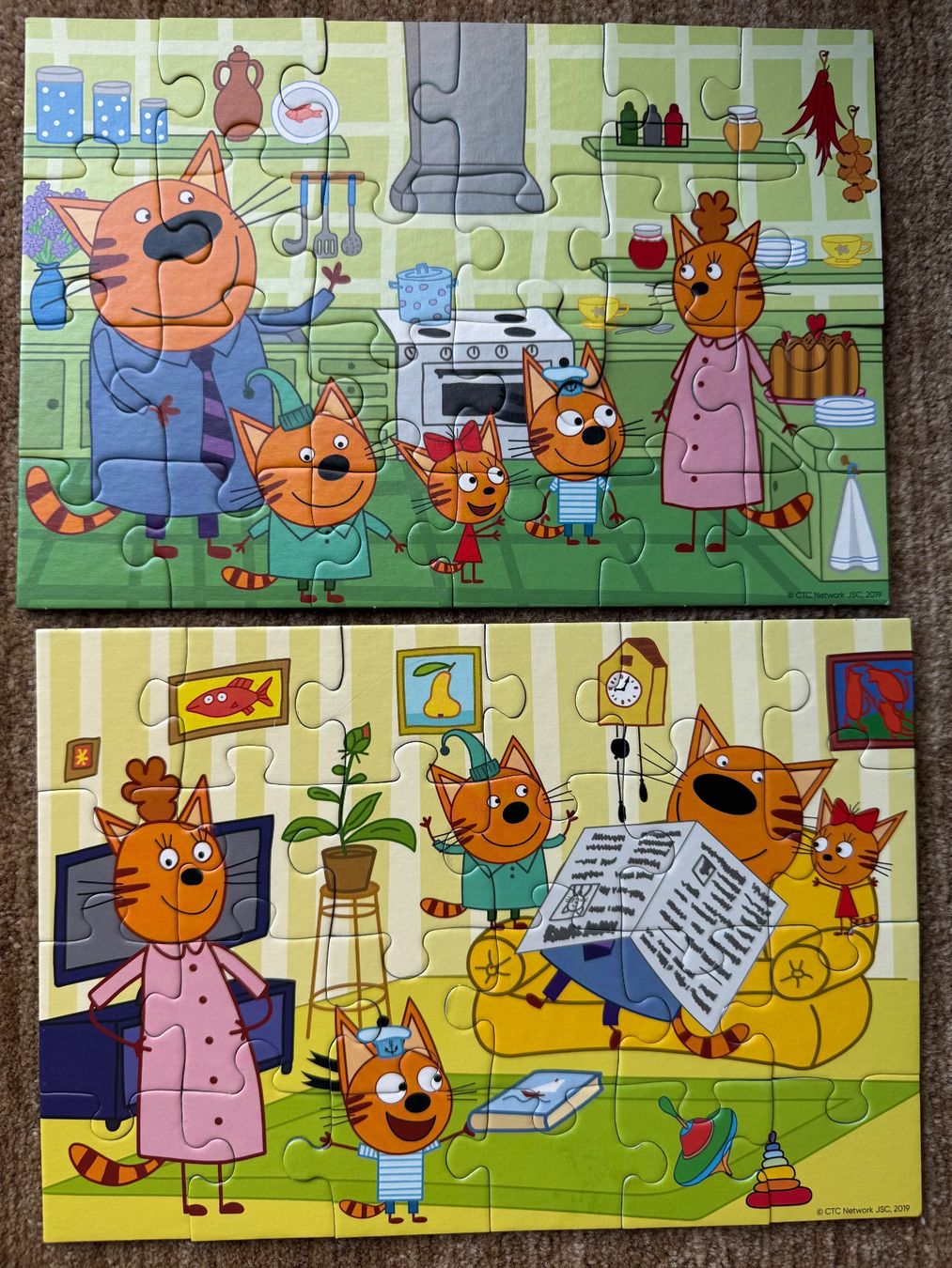 Ravensburger Puzzles: Ravensburger Puzzle 2 x 24, Kid e cats – Neu (gemäss Beschreibung) aus Aarau von Kilauea 1