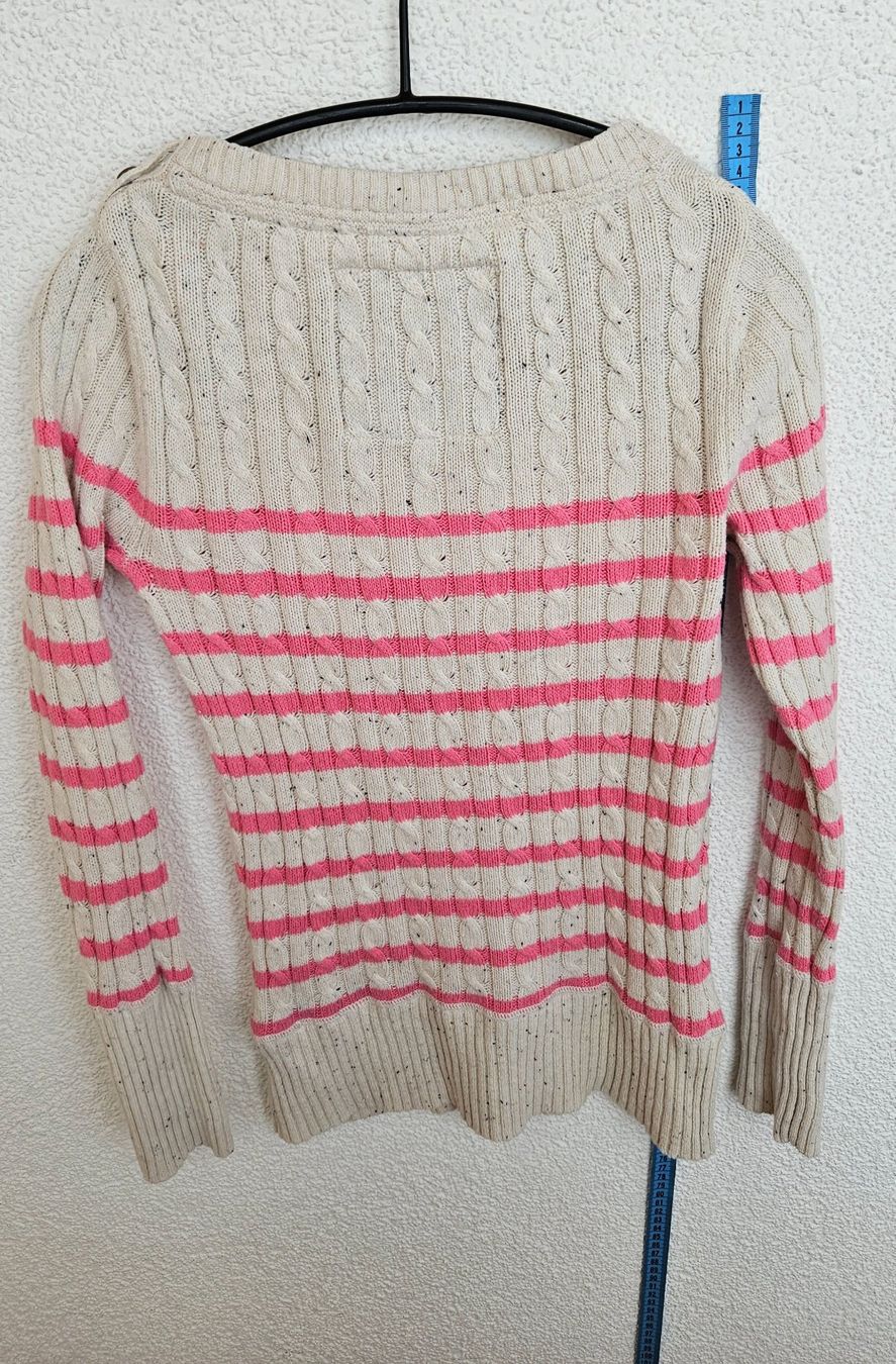 Maglioni & Felpe: Superdry Strickpullover, Grösse S, beige/pink gestreift – Usato da Staffelbach venduto da Frisco77 1