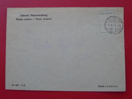 1920, Nr.2, FRANCOMARKE auf BRIEF, selten offeriert, 300.-+