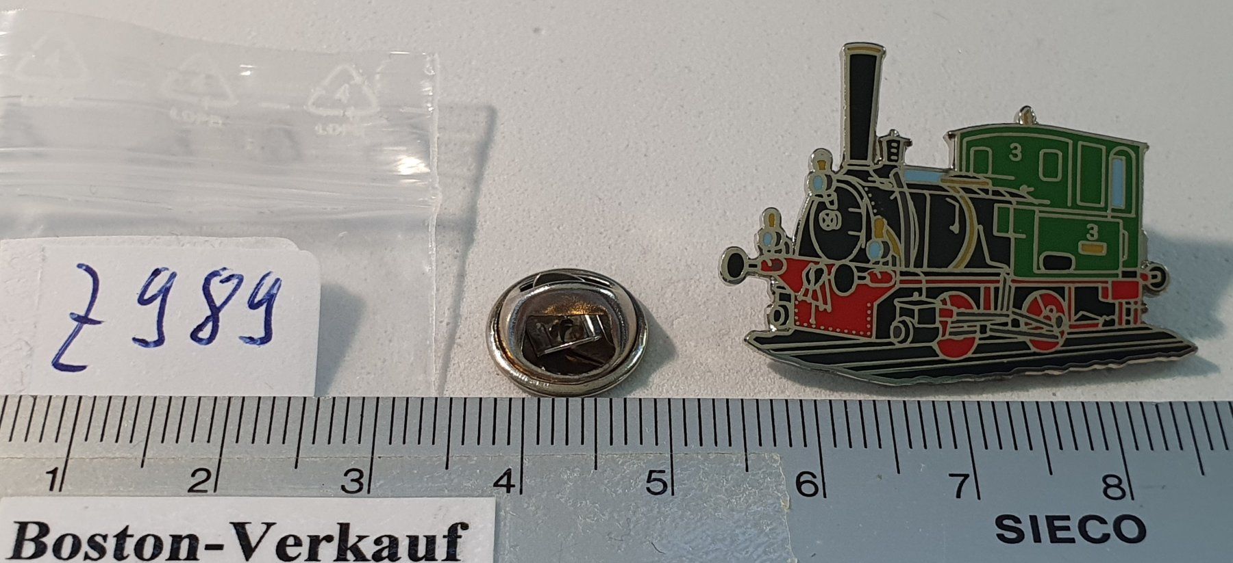 Placchette & Badge: Z989 - Pin Dampflokomotive – Usato da Reinach BL venduto da Boston-Verkauf 1