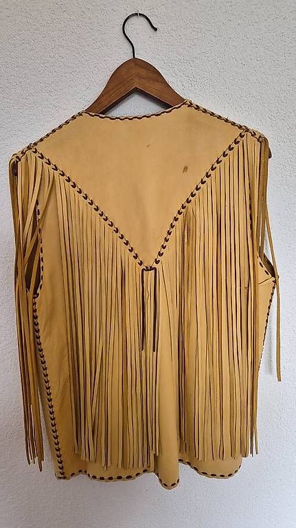 Gilet & Giacche senza maniche: Tolles Western Leder-Gilet – Nuovo (secondo la descrizione) da Leuggern venduto da silbergirl 1